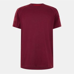 Hugo Mens Sporty Tape Logo T-Shirt / Red